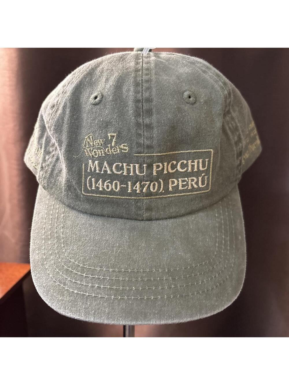 Women's Machu Picchu Peru Khaki Cap Hat New